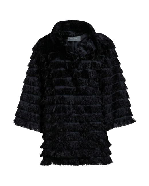 Alberta Ferretti Black Overcoats & Trench Coats