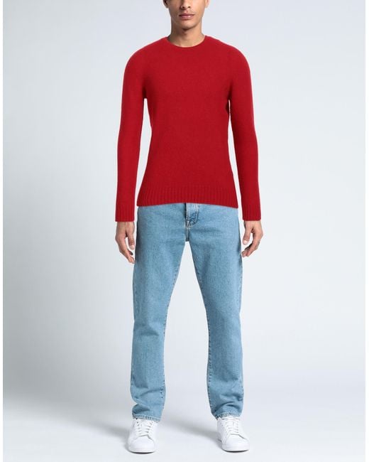Pullover Drumohr de hombre de color Red