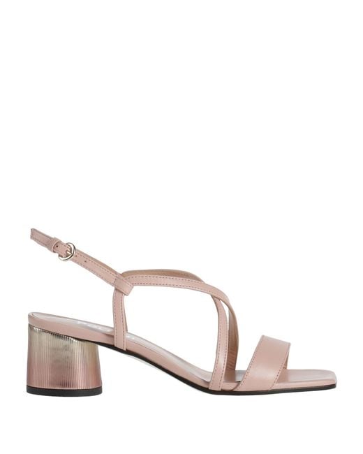Pollini Natural Sandals