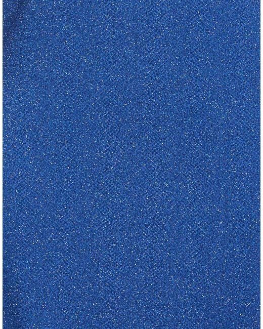 4giveness Blue Mini Dress Viscose, Polyester, Polyamide, Elastane
