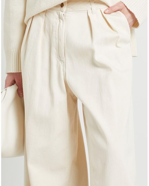 Alanui Natural Ivory Jeans Cotton