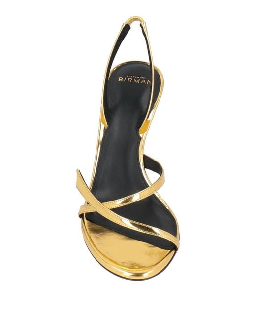 Alexandre Birman Metallic Sandals