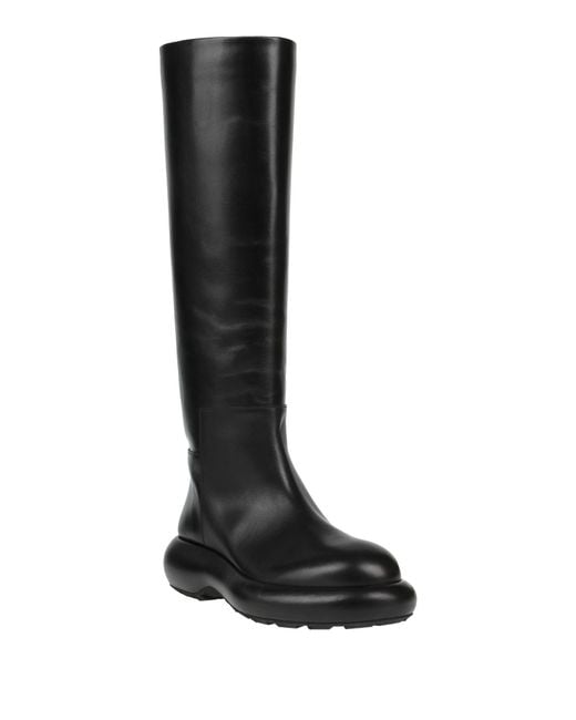 Jil Sander Black Stiefel