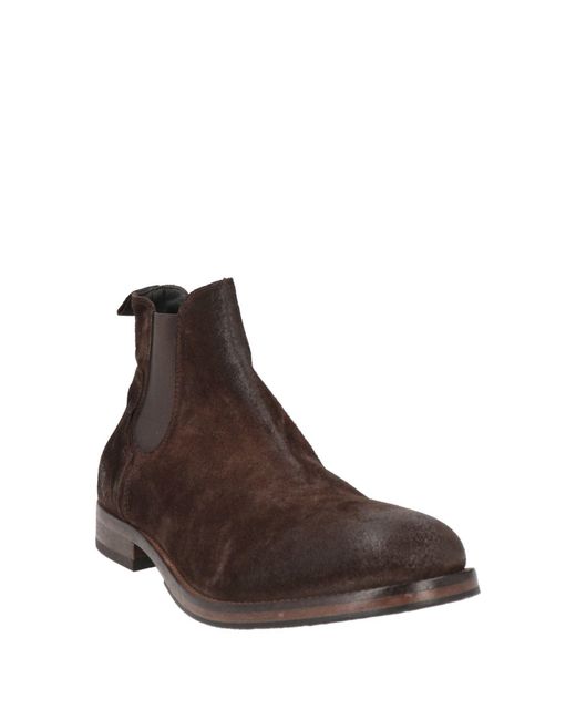 Moma Brown Dark Ankle Boots Leather for men