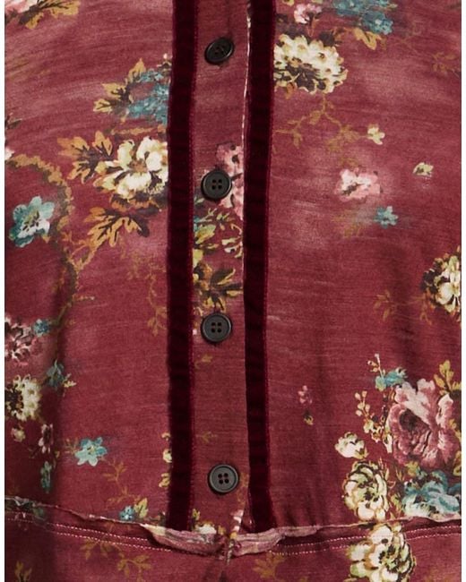 High Red Use Shirt Wool, Polyamide