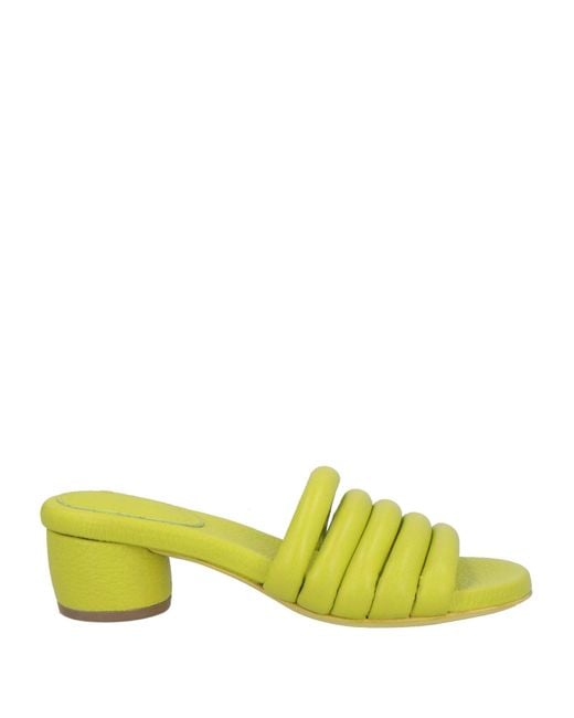 Marsèll Yellow Sandals Leather