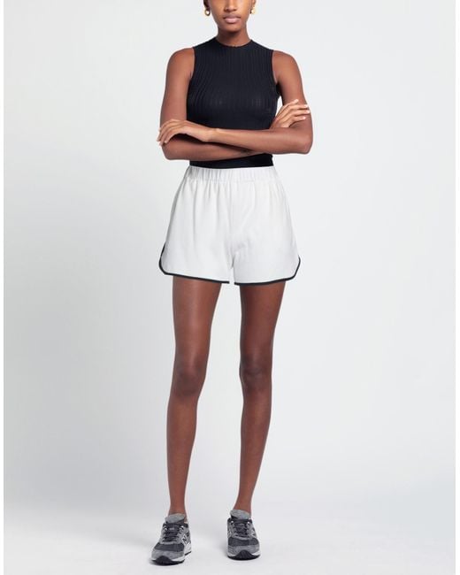 Purotatto White Shorts & Bermuda Shorts Cotton