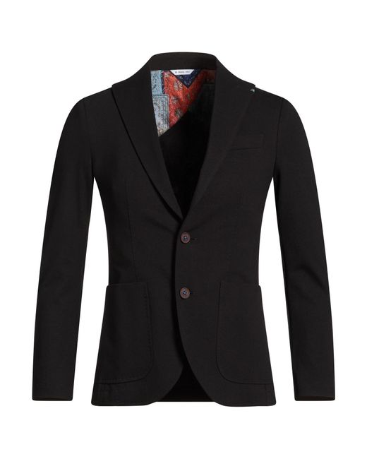 Manuel Ritz Black Blazers for men