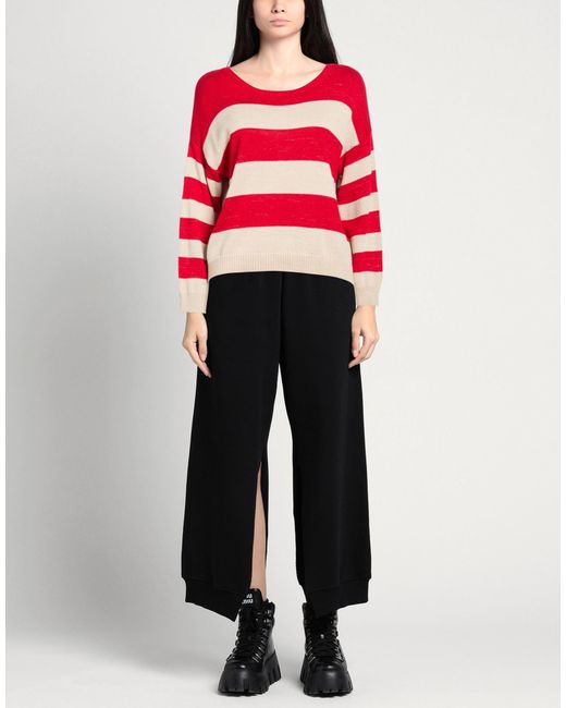 Please Red N8 Sweater Polyacrylic, Cotton, Polyester