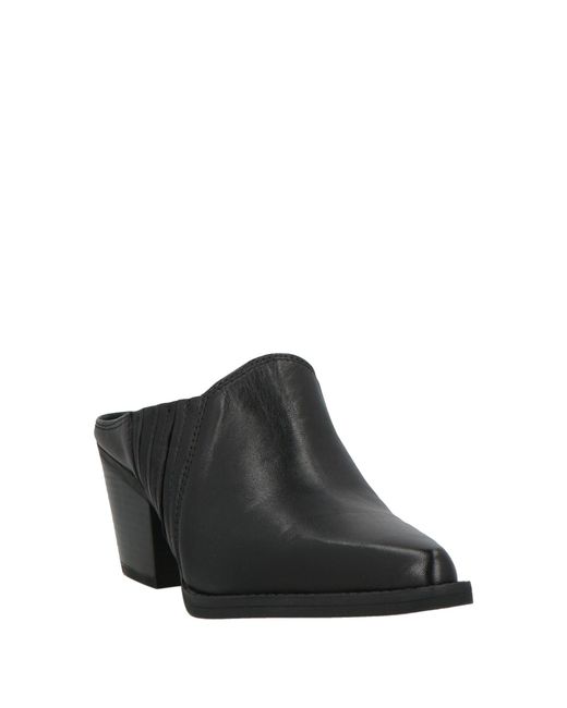 SOFIA MARE Black Mules & Clogs