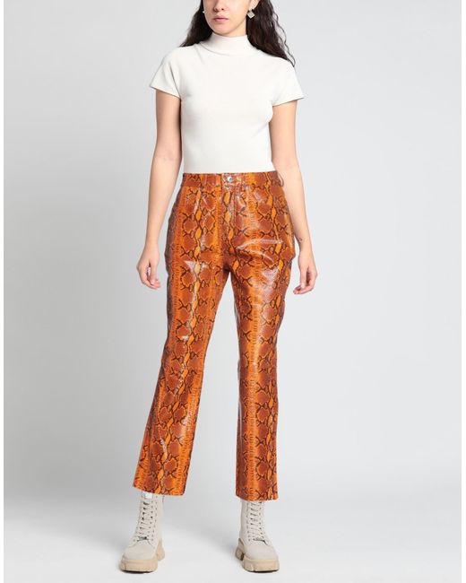 GRLFRND Orange Pants