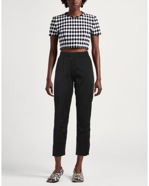 Jijil Black Pants Cotton, Polyamide, Elastane