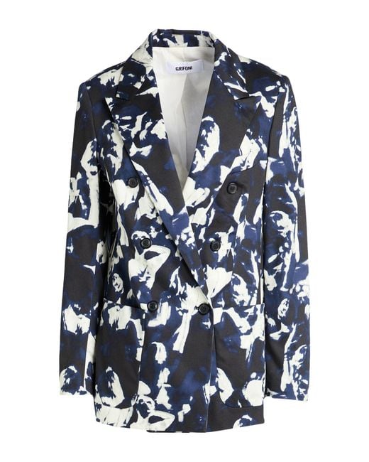 Blazer Grifoni en coloris Blue
