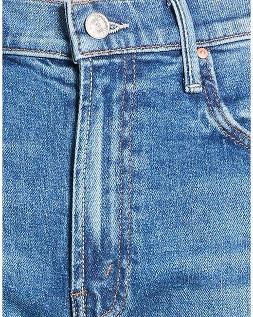 Mother Blue Jeans Cotton, Elastane