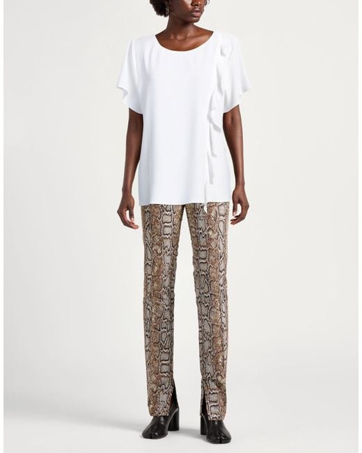 ARMANI EXCHANGE White Top Polyester