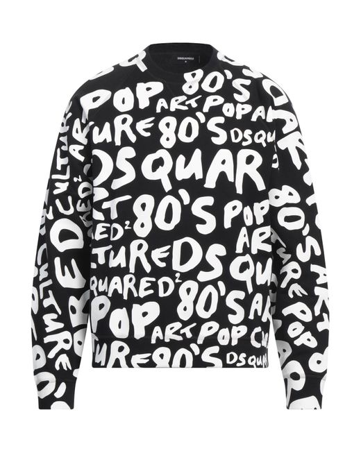 Felpa di DSquared² in Black da Uomo