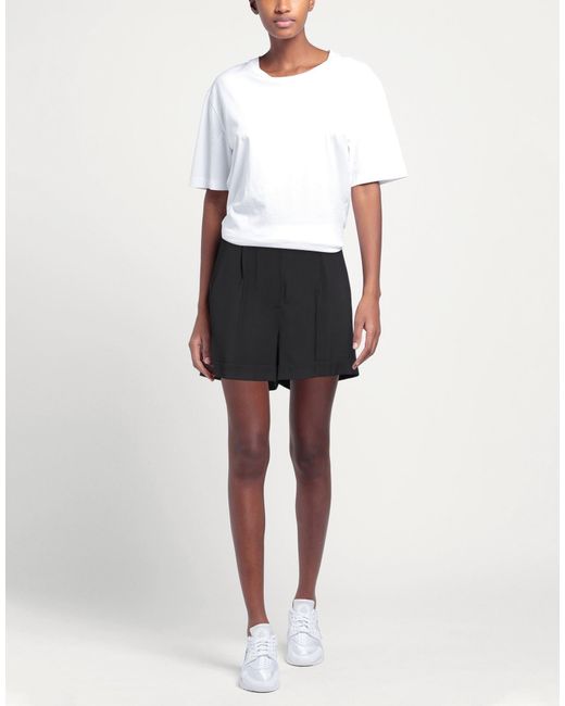 Twinset Black Shorts & Bermuda Shorts