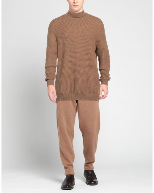 Gran Sasso Brown Turtleneck for men