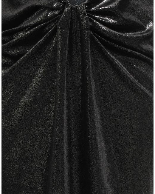 ViCOLO Black Charcoal Mini Dress Polyester, Elastane
