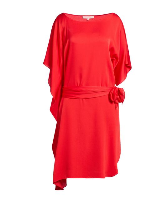 Nouvelle Silk95five Red Mini Dresses