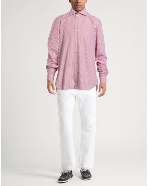 Kiton Pink Shirt Cotton for men