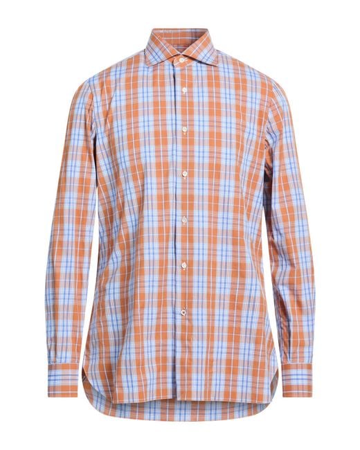 Isaia Red Shirts for men