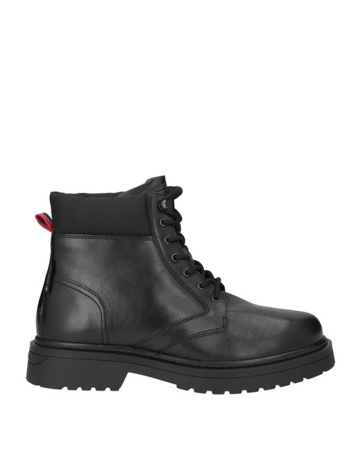 Tommy Hilfiger Black Ankle Boots for men