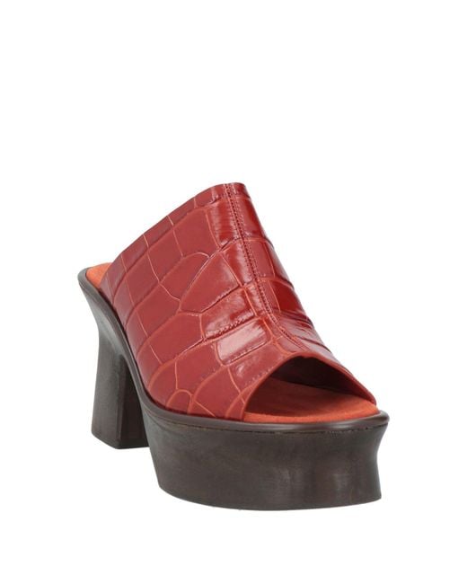 Ferragamo Red Sandals