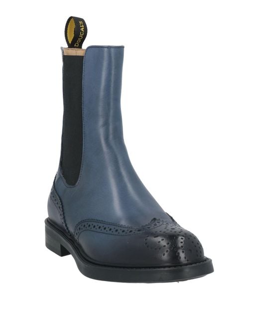 Doucal's Blue Ankle Boots