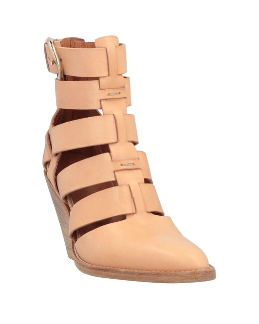 Buttero Natural Ankle Boots