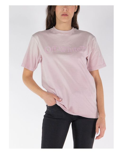 T-shirt Off-White c/o Virgil Abloh en coloris Pink