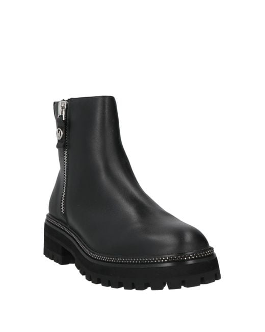 Liu Jo Black Ankle Boots Leather