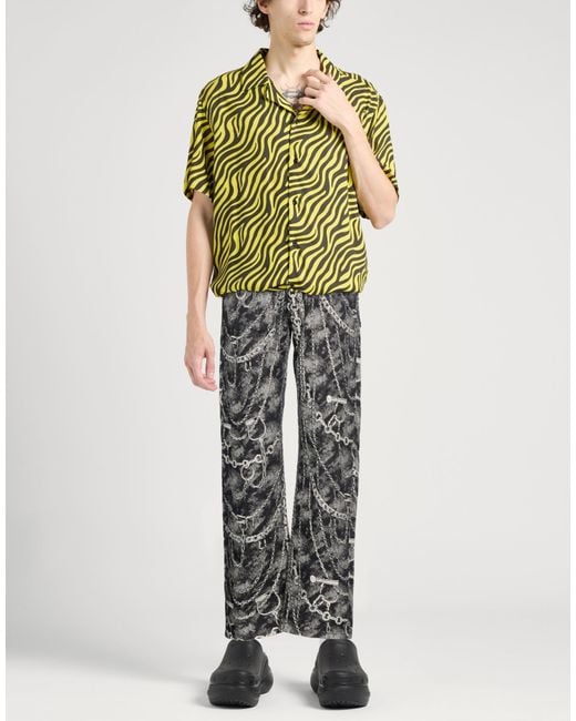 Aries Gray Pants Cotton for men