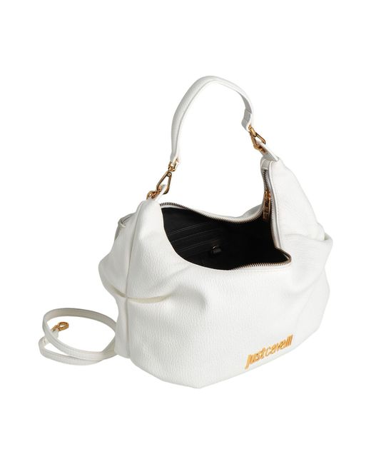 Just Cavalli White Handbags