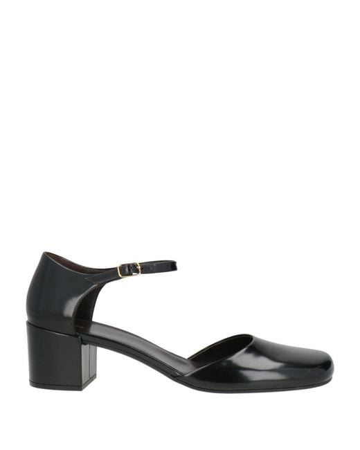The Row Black Pumps Leather