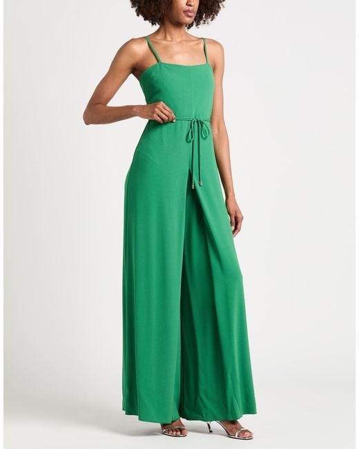 Marella Green Jumpsuit Triacetate, Polyester