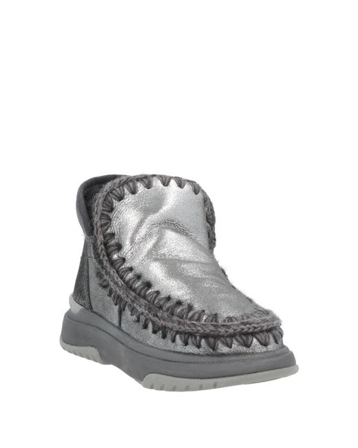 Mou Gray Ankle Boots