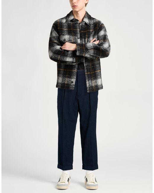 Grifoni Blue Midnight Pants Cotton, Virgin Wool for men
