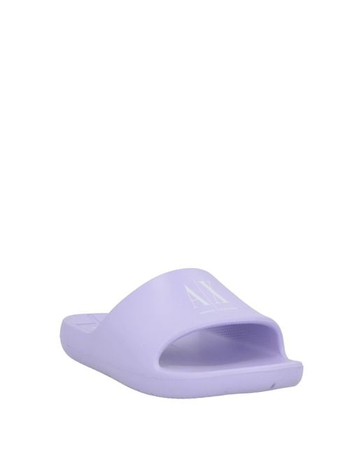 ARMANI EXCHANGE Purple Sandals