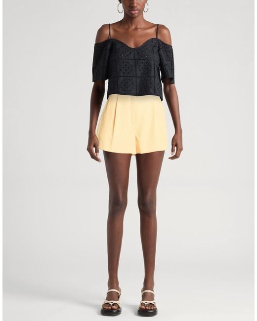 Sandro Natural Shorts & Bermuda Shorts Polyester