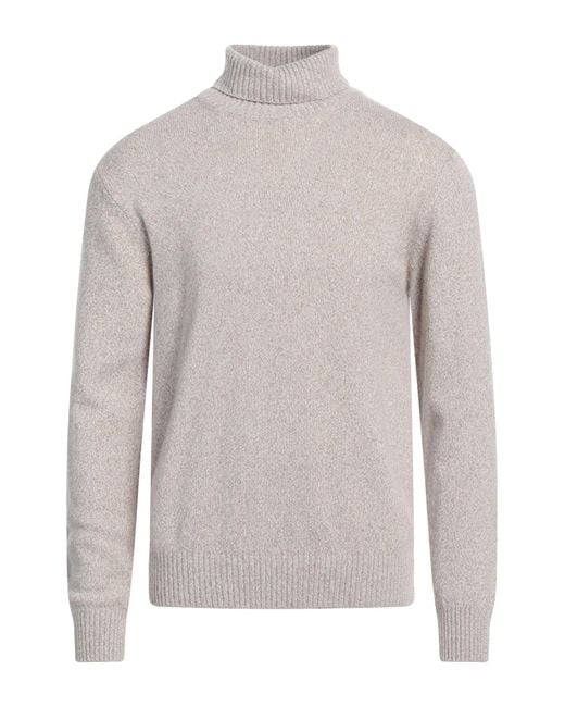 Barba Napoli Rollkragenpullover in Gray für Herren