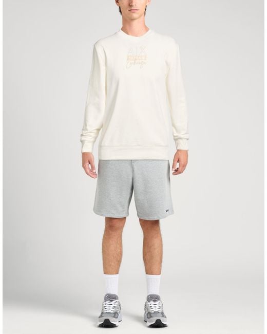 ARMANI EXCHANGE White Sweatshirt for men