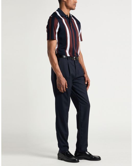 Brunello Cucinelli Blue Pants Virgin Wool for men