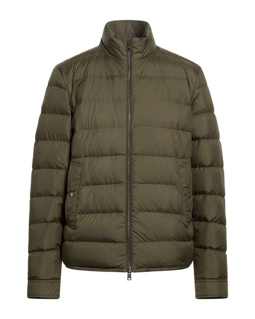 Woolrich Green Military Puffer Polyester for men