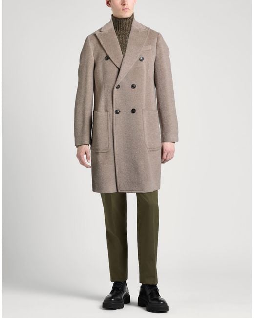 Cappotto di Emporio Armani in Brown da Uomo