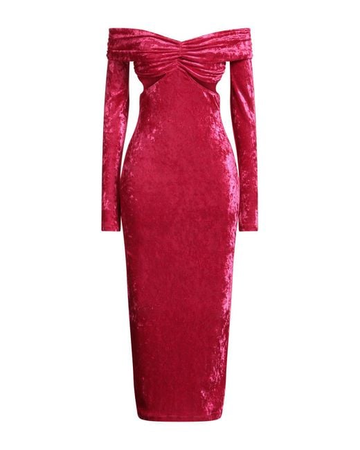 Versace Jeans Couture Red Midi-Kleid