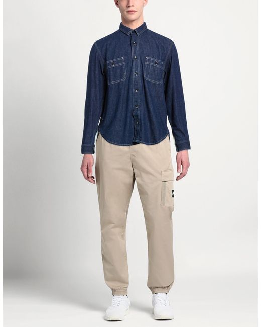 chesapeake's Blue Denim Shirt Cotton for men