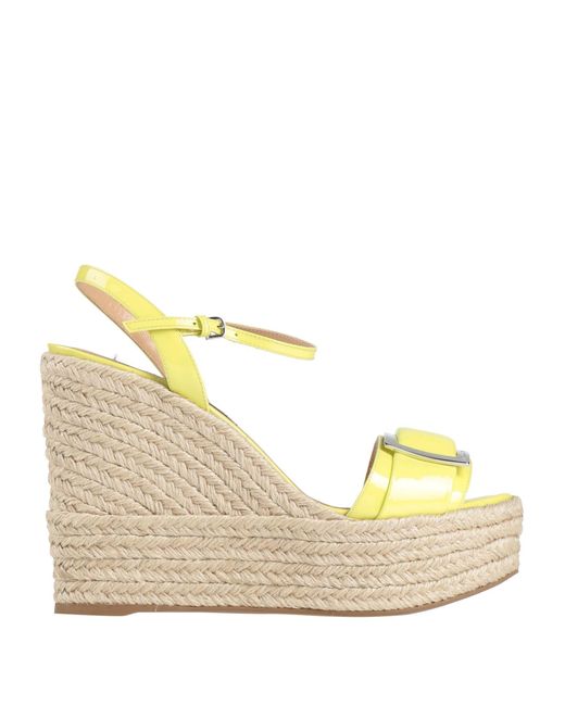 Sergio Rossi Natural Espadrilles Leather