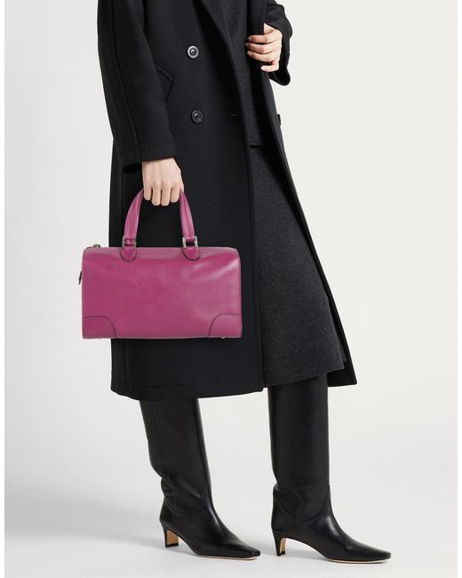 Valextra Purple Handbag