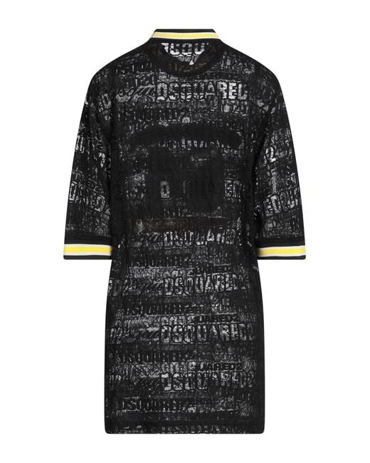Robe courte DSquared² en coloris Black